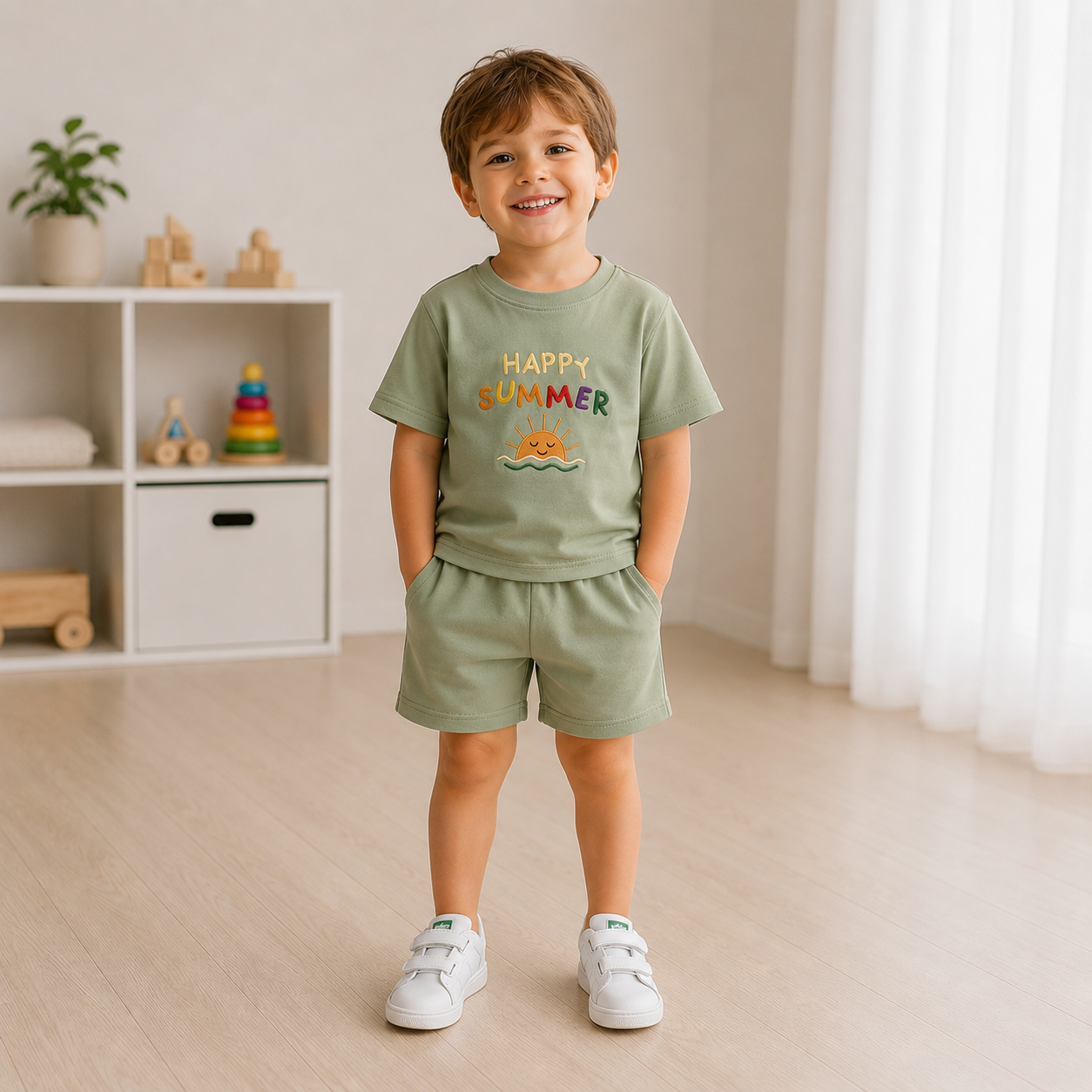 Sage Short & Tshirt